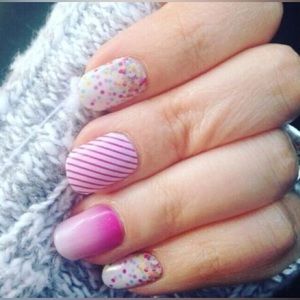 Jamberry nail wraps- Happy Birthday full sheet